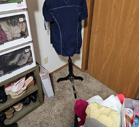 Tommy Hilfiger Navy Blue Shirt size 18. - Picture 2 of 2